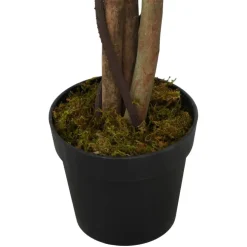 vidaXL Kunstplant ficus 378 bladeren 80 cm groen