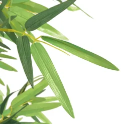 vidaXL Kunstplant met pot bamboe 120 cm groen