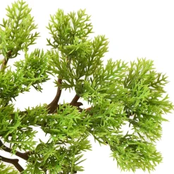 vidaXL Kunstplant met pot cipres bonsai 60 cm groen