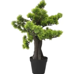 vidaXL Kunstplant met pot pinus bonsai 60 cm groen