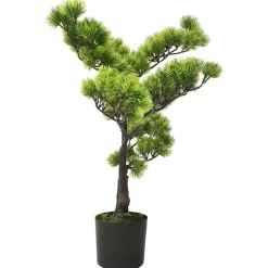 vidaXL Kunstplant met pot pinus bonsai 60 cm groen
