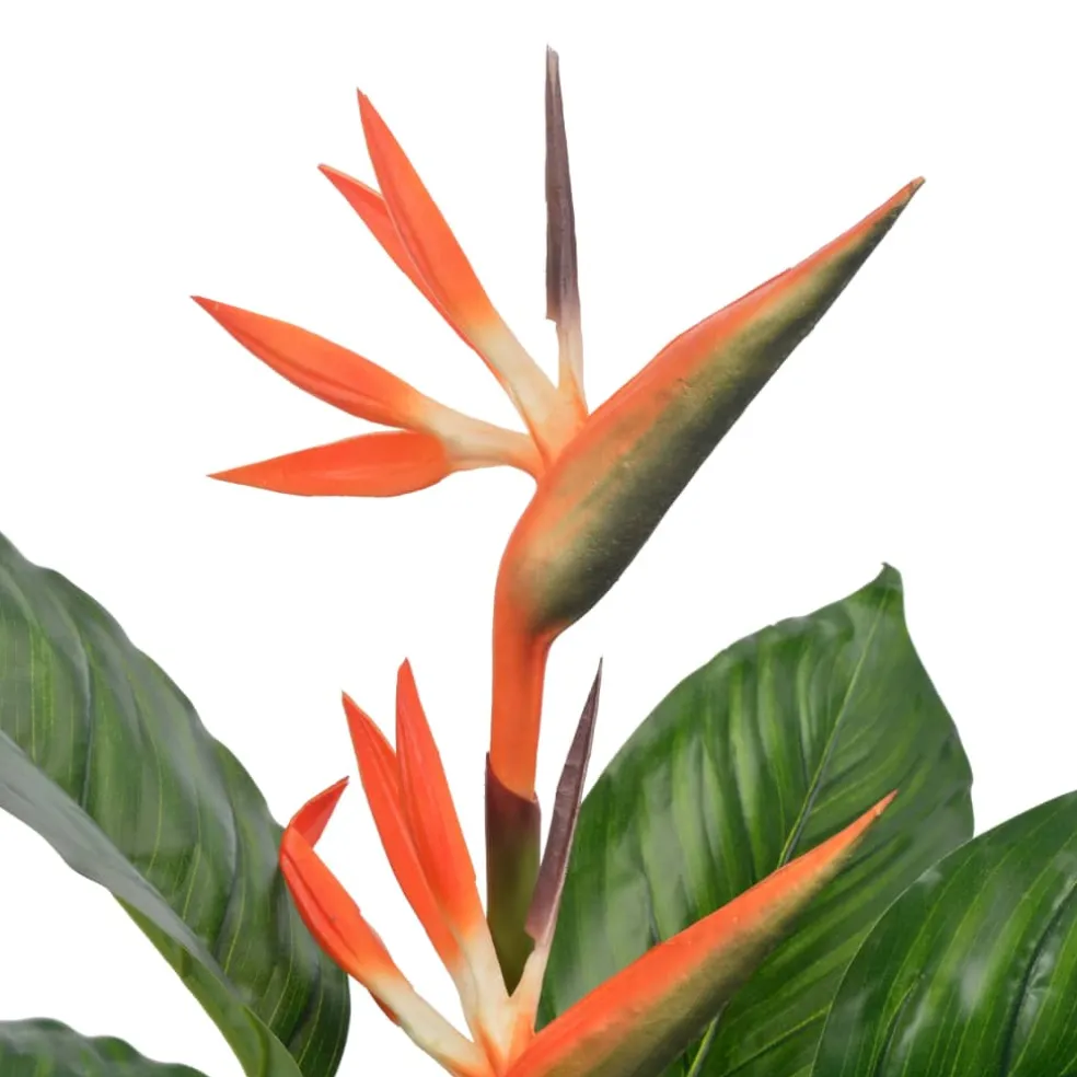 vidaXL Kunstplant met pot strelitzia 100 cm rood