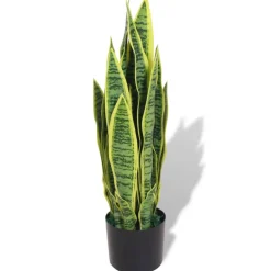 vidaXL Kunst sanseveria plant met pot 65 cm groen