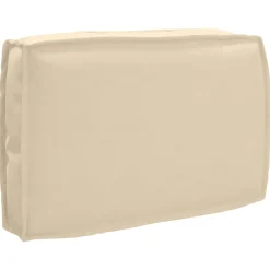 vidaXL Kussen Beige 60 x 40 x 12 cm Oxford Stof