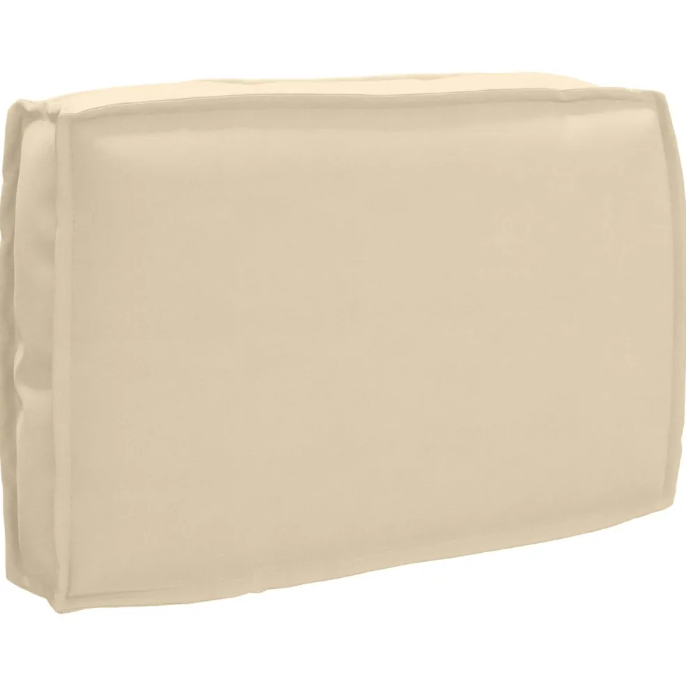 vidaXL Kussen Beige 60 x 40 x 12 cm Oxford Stof