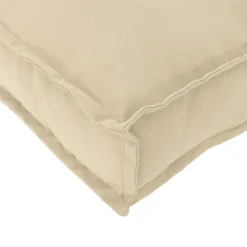 vidaXL Kussen Beige 60 x 40 x 12 cm Oxford Stof