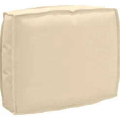 vidaXL Kussen Beige 50 x 40 x 12 cm Oxford Stof