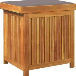 vidaXL Kussenbox voor buiten 60x50x61 cm massief acaciahout