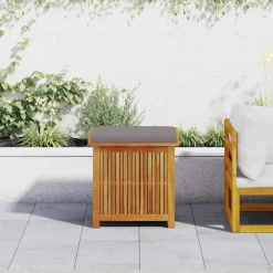 vidaXL Kussenbox voor buiten 60x50x61 cm massief acaciahout