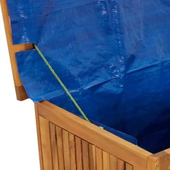 vidaXL Kussenbox voor buiten 60x50x61 cm massief acaciahout