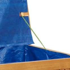 vidaXL Kussenbox voor buiten 60x50x61 cm massief acaciahout