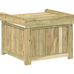 vidaXL Kussenbox voor buiten Geïmpregneerd grenenhout 58,5 x 60 x 47 cm