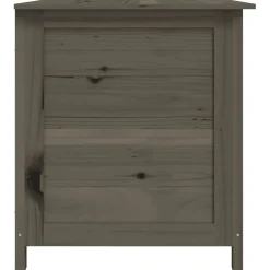 vidaXL Kussenbox 150x50x56 cm massief vurenhout antracietkleurig