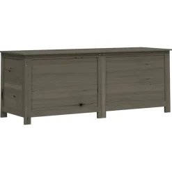 vidaXL Kussenbox 150x50x56 cm massief vurenhout antracietkleurig
