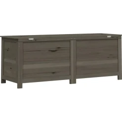 vidaXL Kussenbox 150x50x56 cm massief vurenhout antracietkleurig
