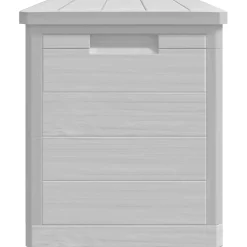 vidaXL Kussenbox 77,5x44,5x53 cm polypropeen grijs
