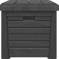 vidaXL Kussenbox 73x50,5x46,5 cm polypropeen antracietkleurig
