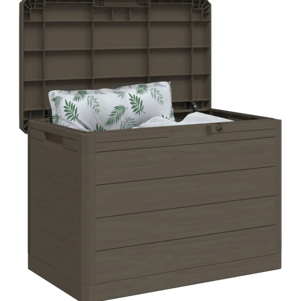 vidaXL Kussenbox 77,5x44,5x53 cm polypropeen bruin