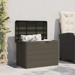 vidaXL Kussenbox 77,5x44,5x53 cm polypropeen bruin