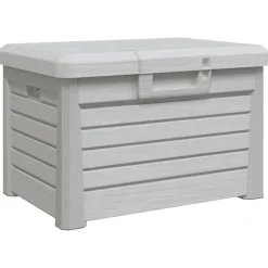vidaXL Kussenbox 73x50,5x46,5 cm polypropeen grijs