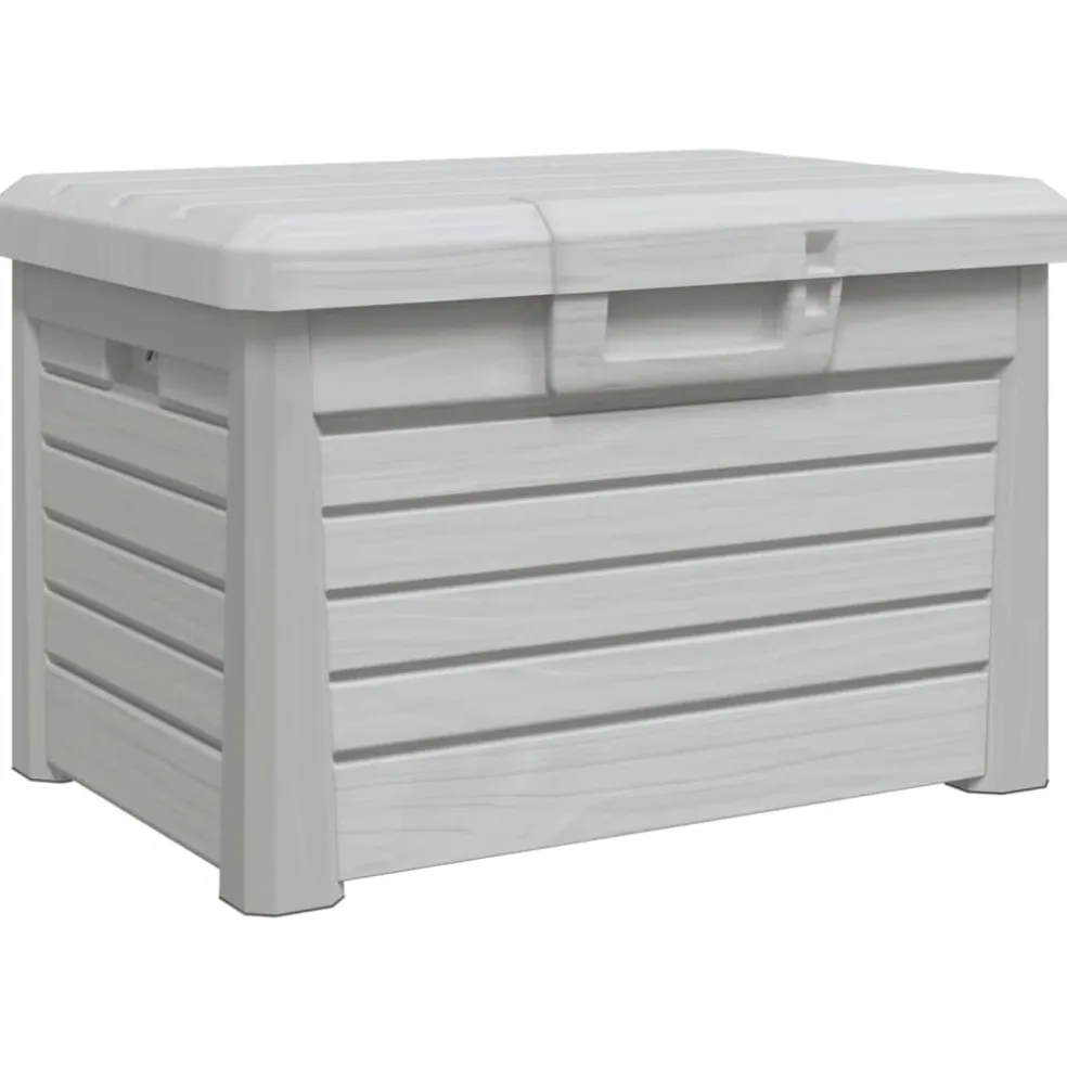 vidaXL Kussenbox 73x50,5x46,5 cm polypropeen grijs