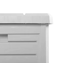 vidaXL Kussenbox 73x50,5x46,5 cm polypropeen grijs