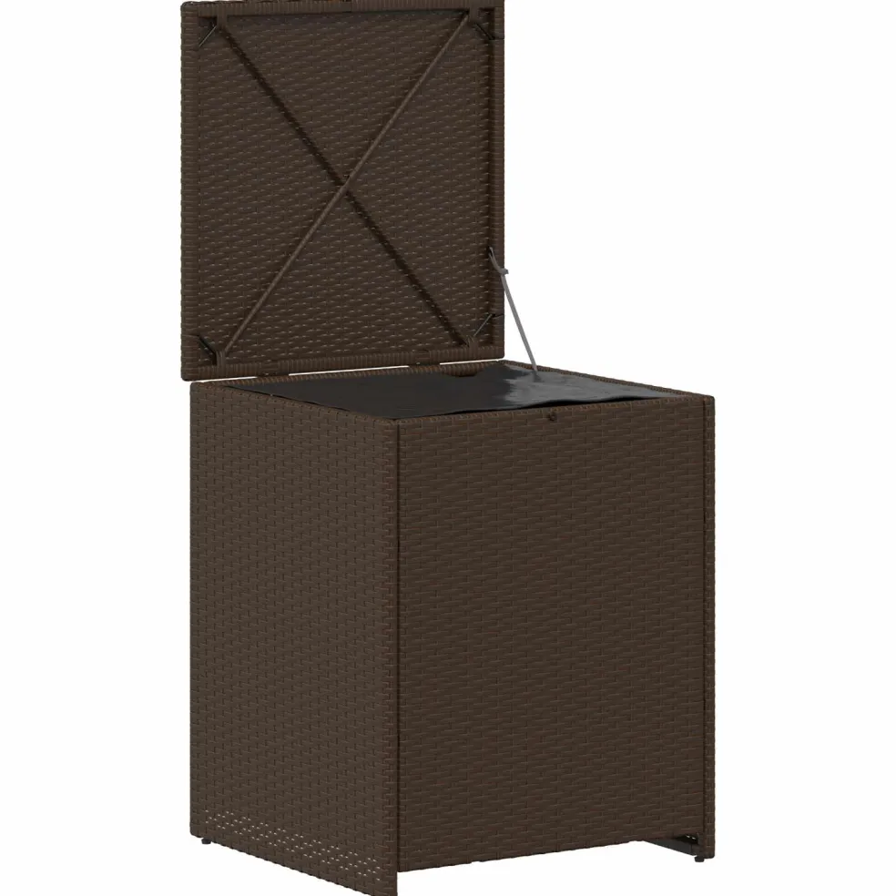 vidaXL Kussenbox 55 x 55 x 69 cm staal