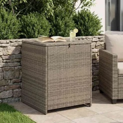 vidaXL Kussenbox 55 x 55 x 69 cm staal