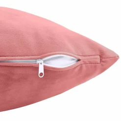 vidaXL Kussen met kussen HEERLEN 2 st Roze fluweel