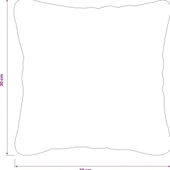 vidaXL Kussen met kussen HEERLEN 2 st Blauw Stof