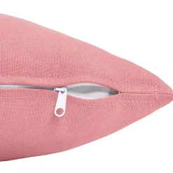 vidaXL Kussen met kussen HEERLEN 2 st Roze Stof