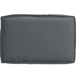 vidaXL Kussen Oxford Stof Antraciet 60 x 40 x 8 cm