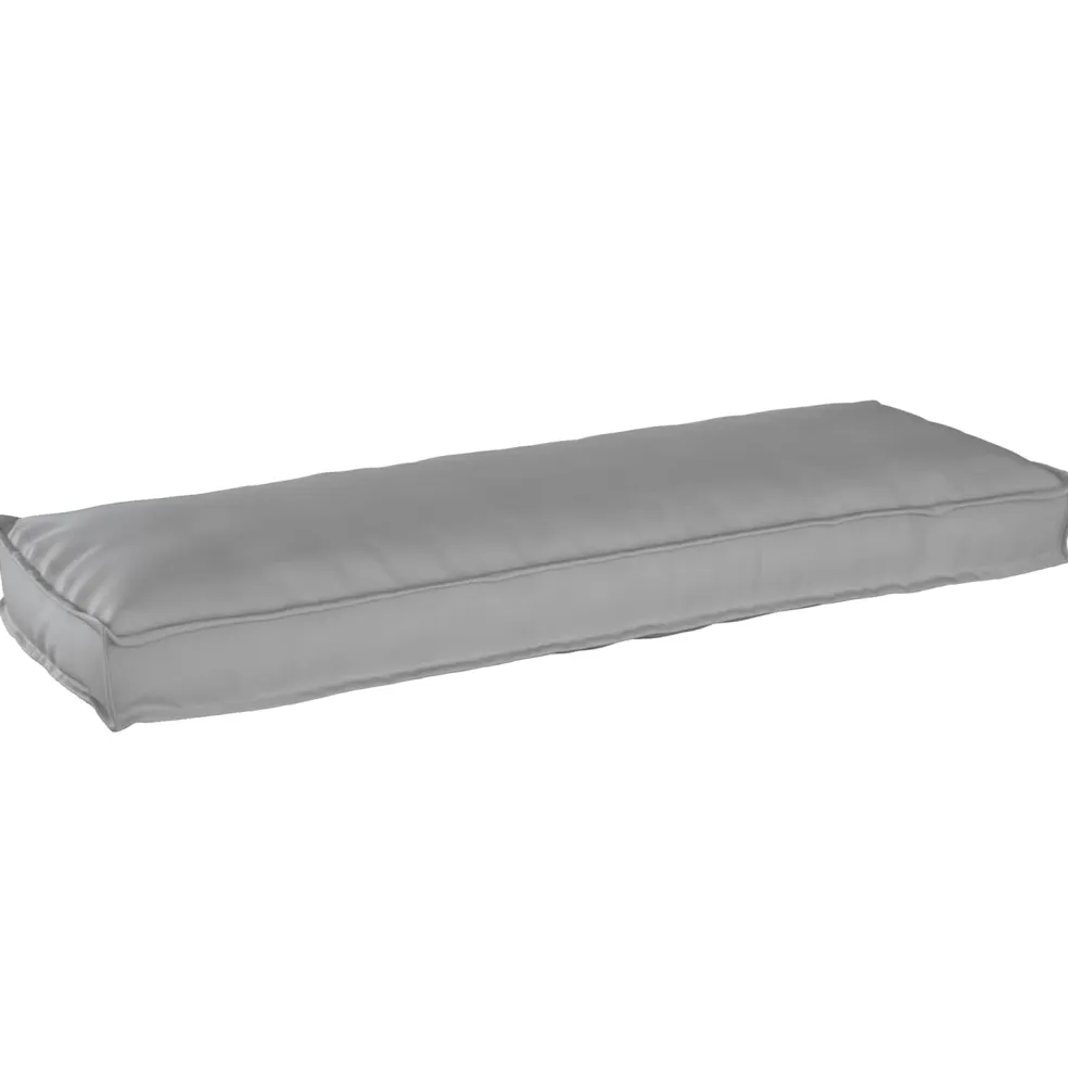 vidaXL Kussen Oxford Stof Grijs 120 x 40 x 8 cm