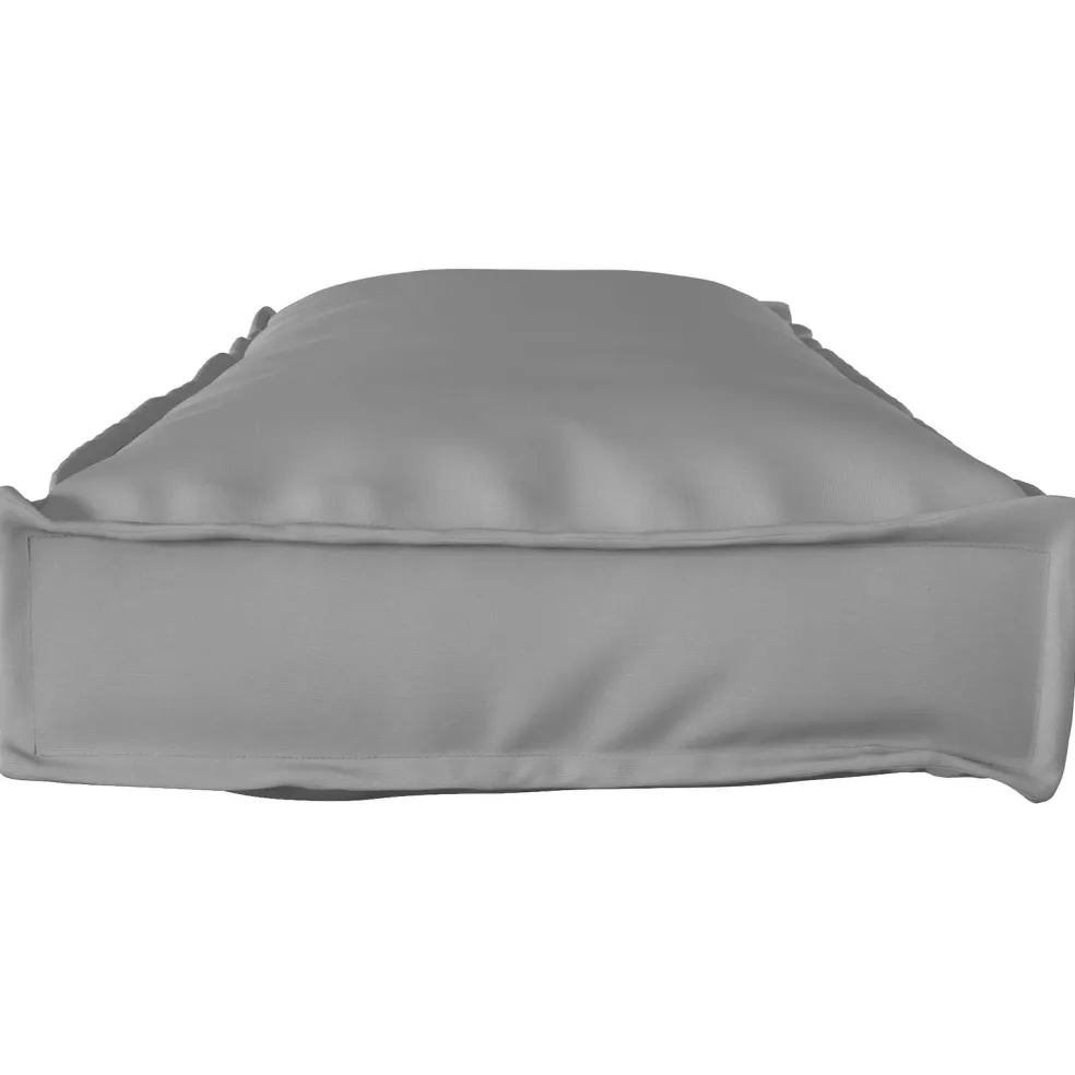 vidaXL Kussen Oxford Stof Grijs 120 x 40 x 8 cm