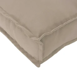 vidaXL Kussen Oxford Stof Taupe 80 x 40 x 12 cm
