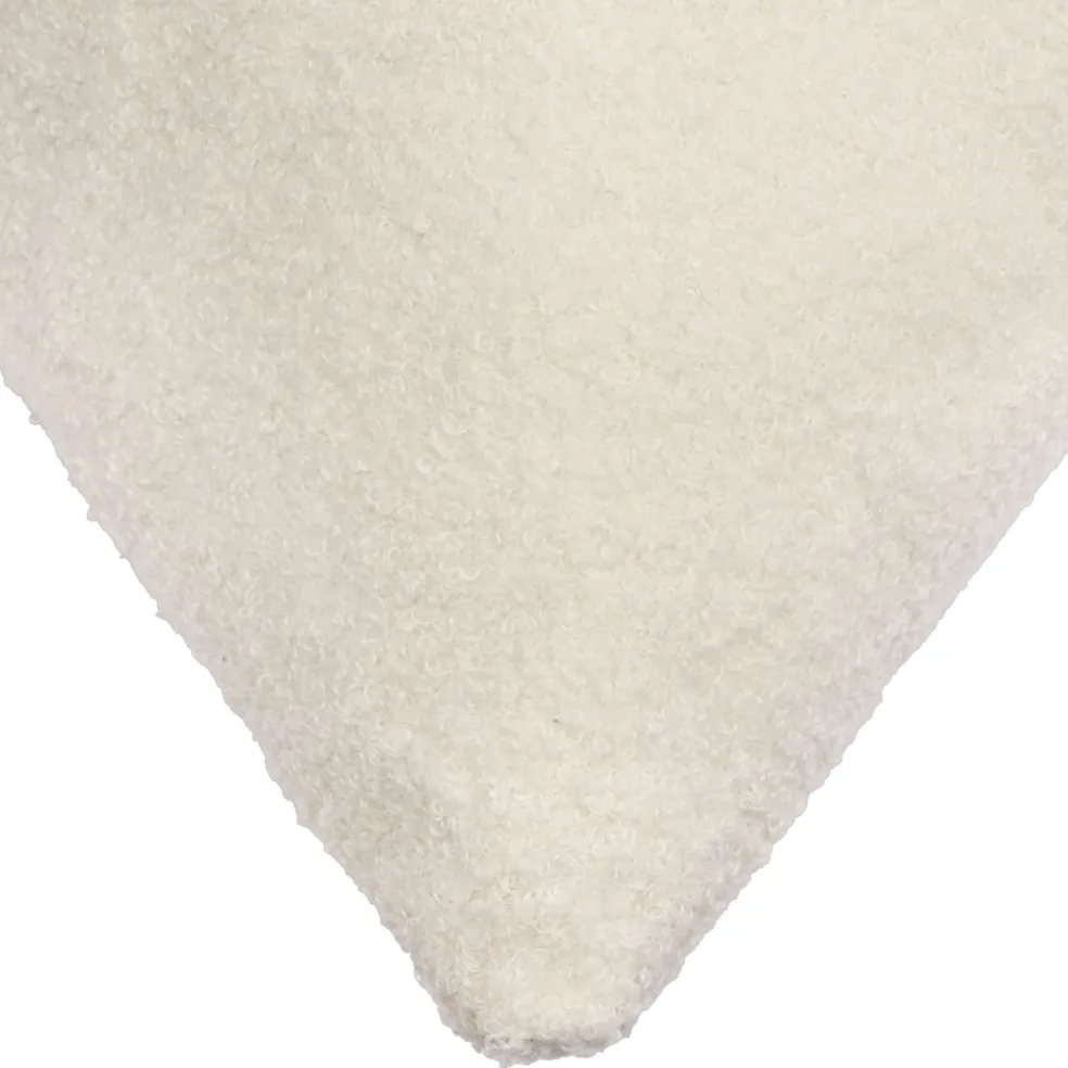 vidaXL Kussensloop 6 pcs HEERLEN Crèmekleurig 30 x 30 cm Bouclé
