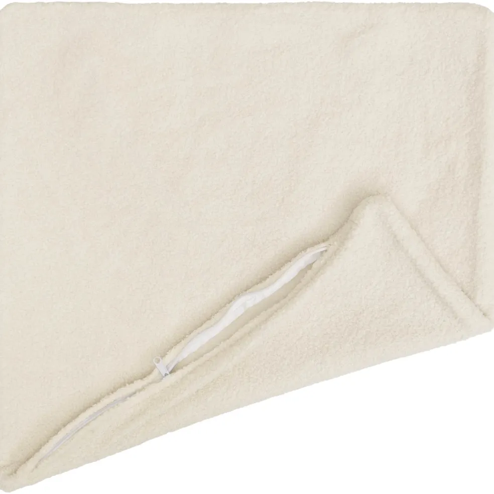 vidaXL Kussensloop 6 pcs HEERLEN Crèmekleurig 30 x 30 cm Bouclé