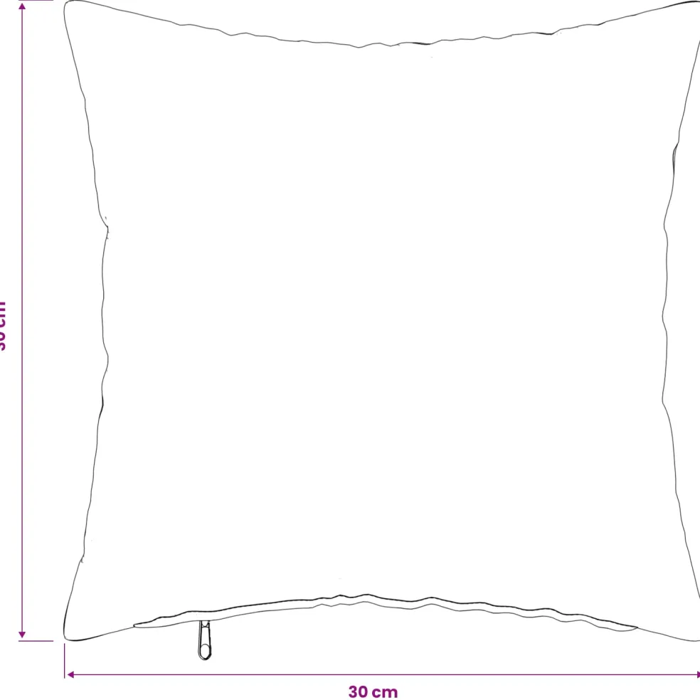 vidaXL Kussensloop 6 pcs HEERLEN Crèmekleurig 30 x 30 cm Bouclé
