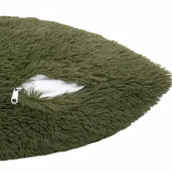 vidaXL Kussensloop 2 pcs HEERLEN Groen 30 x 30 cm PV Fleece