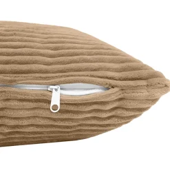 vidaXL Kussensloop 2 pcs HEERLEN Bruin 30 x 30 cm corduroy