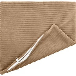 vidaXL Kussensloop 2 pcs HEERLEN Bruin 30 x 30 cm corduroy