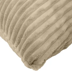 vidaXL Kussensloop 2 pcs HEERLEN Taupe 35 x 35 cm corduroy