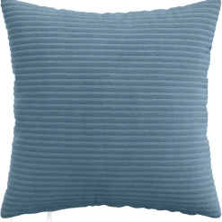 vidaXL Kussensloop 2 pcs HEERLEN Blauw 30 x 30 cm corduroy