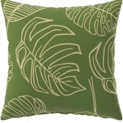 vidaXL Kussensloop 2 pcs HEERLEN Bladontwerp 30 x 30 cm Polyester