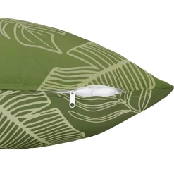 vidaXL Kussensloop 2 pcs HEERLEN Bladontwerp 30 x 30 cm Polyester