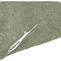 vidaXL Kussensloop 6 st HEERLEN Groen 30 x 30 cm Chenille Stof
