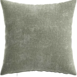 vidaXL Kussensloop 6 st HEERLEN Groen 30 x 30 cm Chenille Stof