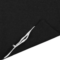 vidaXL Kussensloop 2 st HEERLEN Zwart 30 x 30 cm Stof