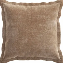 vidaXL Kussensloop 2 st HOUTEN Bruin 30 x 30 cm Chenille Stof