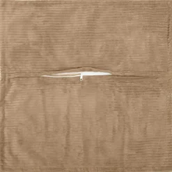 vidaXL Kussensloop 6 st HOUTEN Bruin 30 x 30 cm corduroy